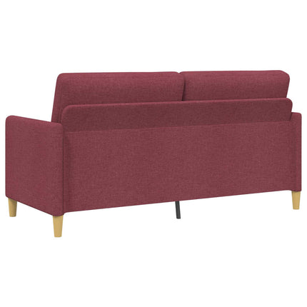 Sofa sæt med opbevaring 2 stk. Vinrød Polyester