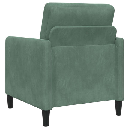 Sofa sæt med opbevaring 2 stk. Havgrøn Polyester