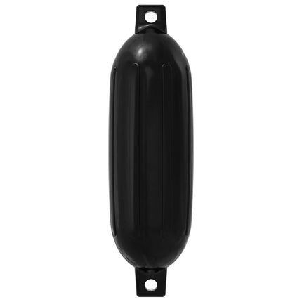 Båd fendere 2 stk. Ø 11 x 40 cm Sort PVC
