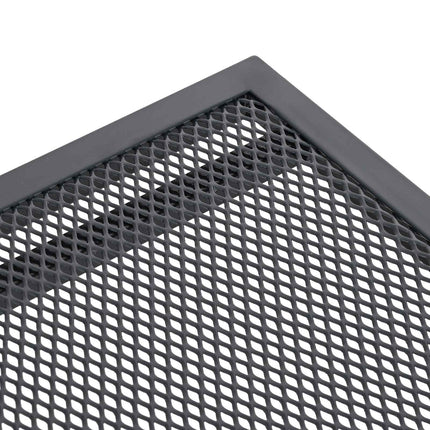 Udvidelig Mesh Spisebord Antracit 212 x 90 x 76 cm Stål