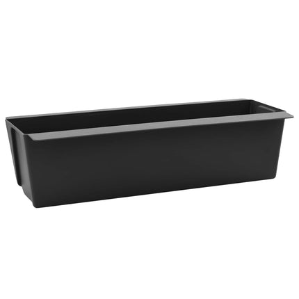 Blomsterkasser til Euro-paletter 12 pcs Sort 36 x 13,5 x 9,5 cm