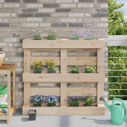 Blomsterkasser til Euro-paletter 12 pcs Grå 13,5 x 9 x 9,5 cm