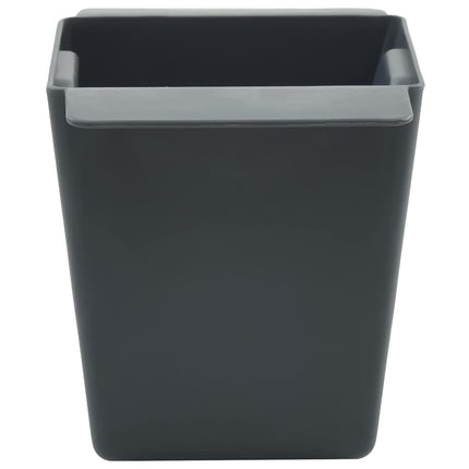 Blomsterkasser til Euro-paletter 12 pcs Grå 13,5 x 9 x 9,5 cm