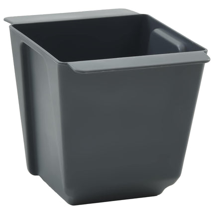 Blomsterkasser til Euro-paletter 24 pcs Grå 13,5 x 9 x 9,5 cm