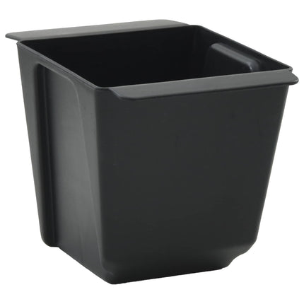 Blomsterkasser til Euro-paletter 24 pcs Sort 13,5 x 9 x 9,5 cm
