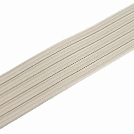 Selvklebende vindues tætningsbånd Hvid 15 x 8 mm 12 m EPDM-skum