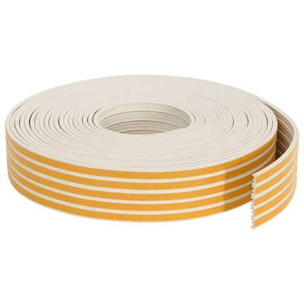 Selvklebende vindues tætningsbånd Hvid 15 x 8 mm 100 m