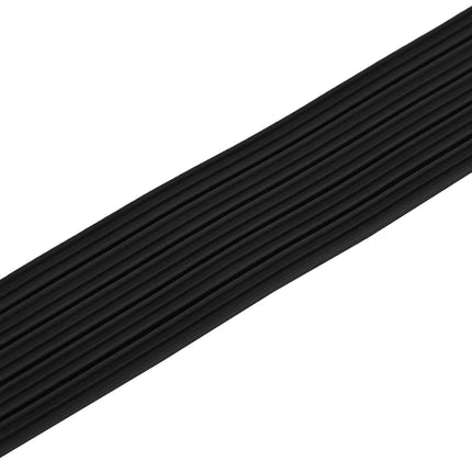 Selvklebende vindues tætningsbånd Sort 15 x 8 mm 50 m EPDM-skum