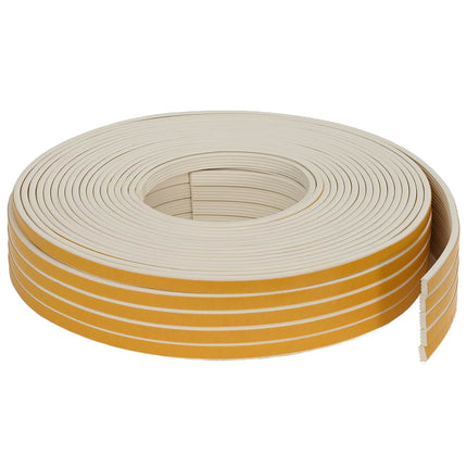 Selvklebende vindues tætningsbånd Hvid 8 x 3 mm 100 m EPDM-skum