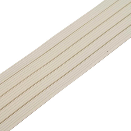 Selvklebende vindues tætningsbånd Hvid 15 x 8 mm 12 m EPDM-skum