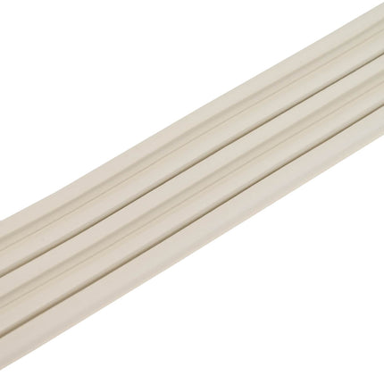 Selvklebende vindues tætningsbånd Hvid 9 x 6 mm 12 m EPDM-skum