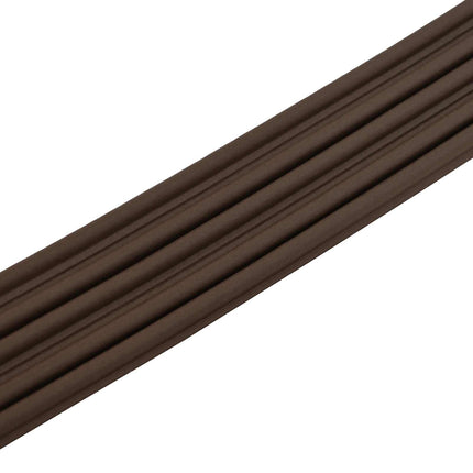 Selvklebende vindues tætningsbånd Brun 9 x 6 mm 50 m EPDM-skum