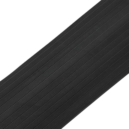Garage Gulvforsegling Sort 78 x 14 mm 1 m EPDM gummi