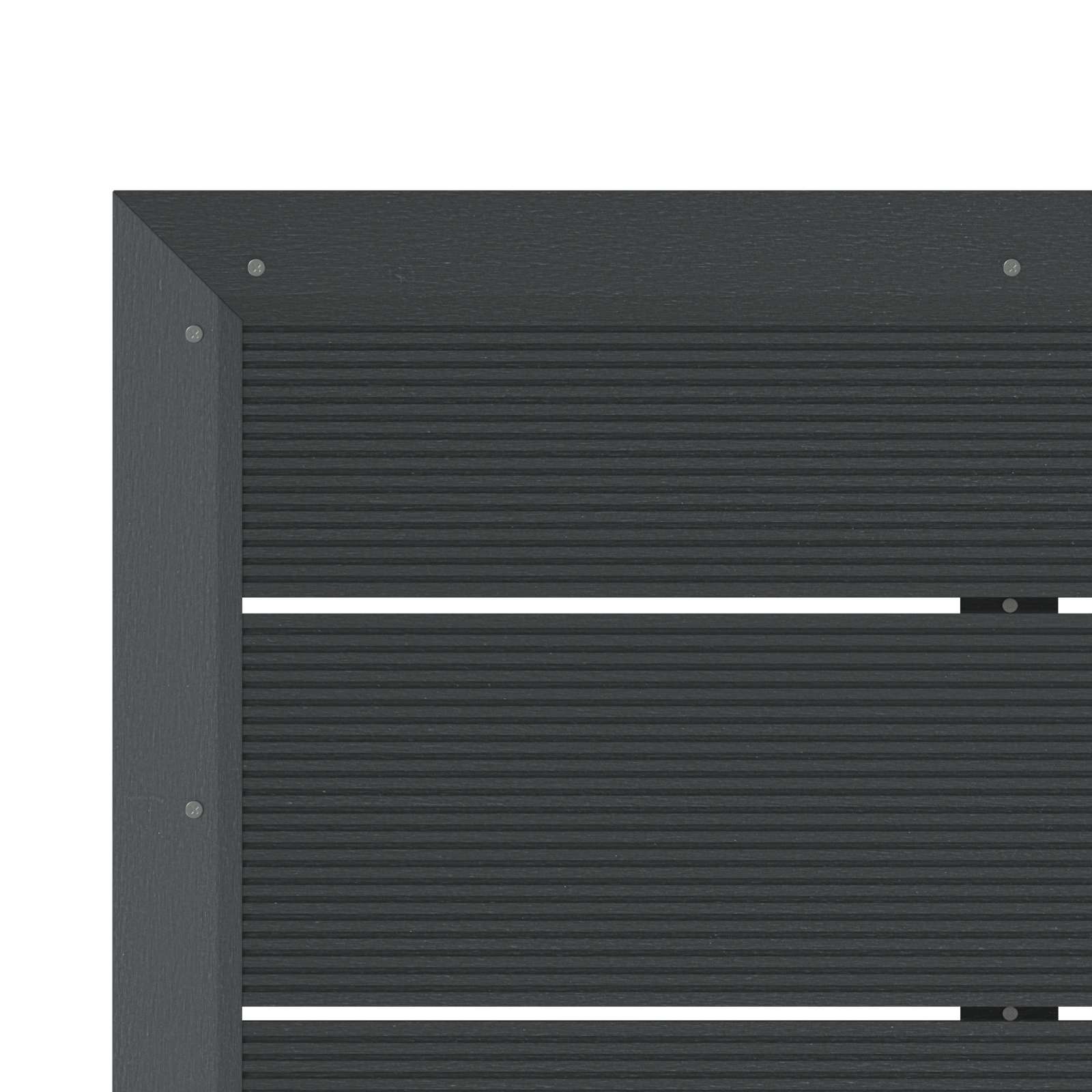 Bruser Baseplade Sort 101 x 63 x 5,5 cm WPC