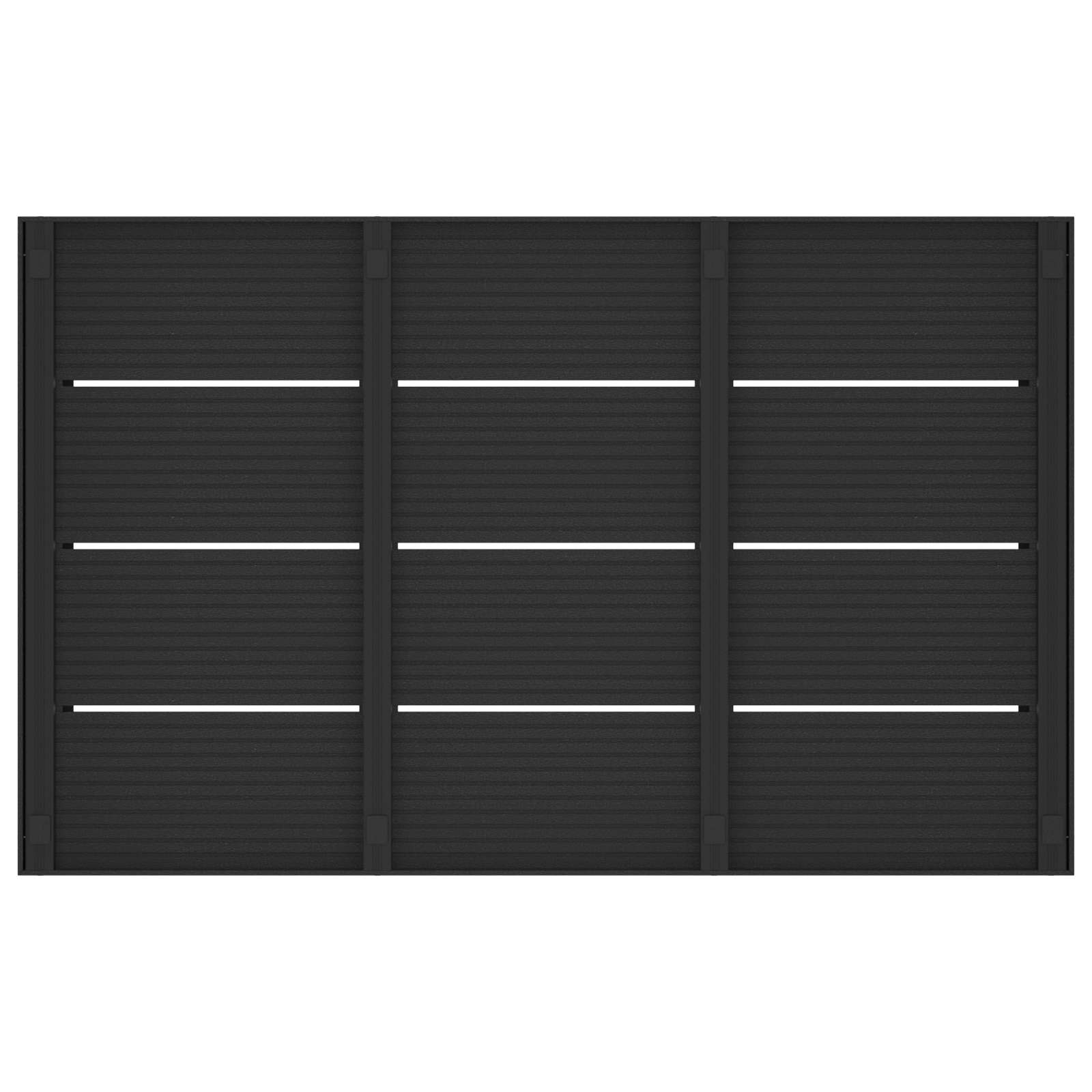 Bruser Baseplade Sort 101 x 63 x 5,5 cm WPC