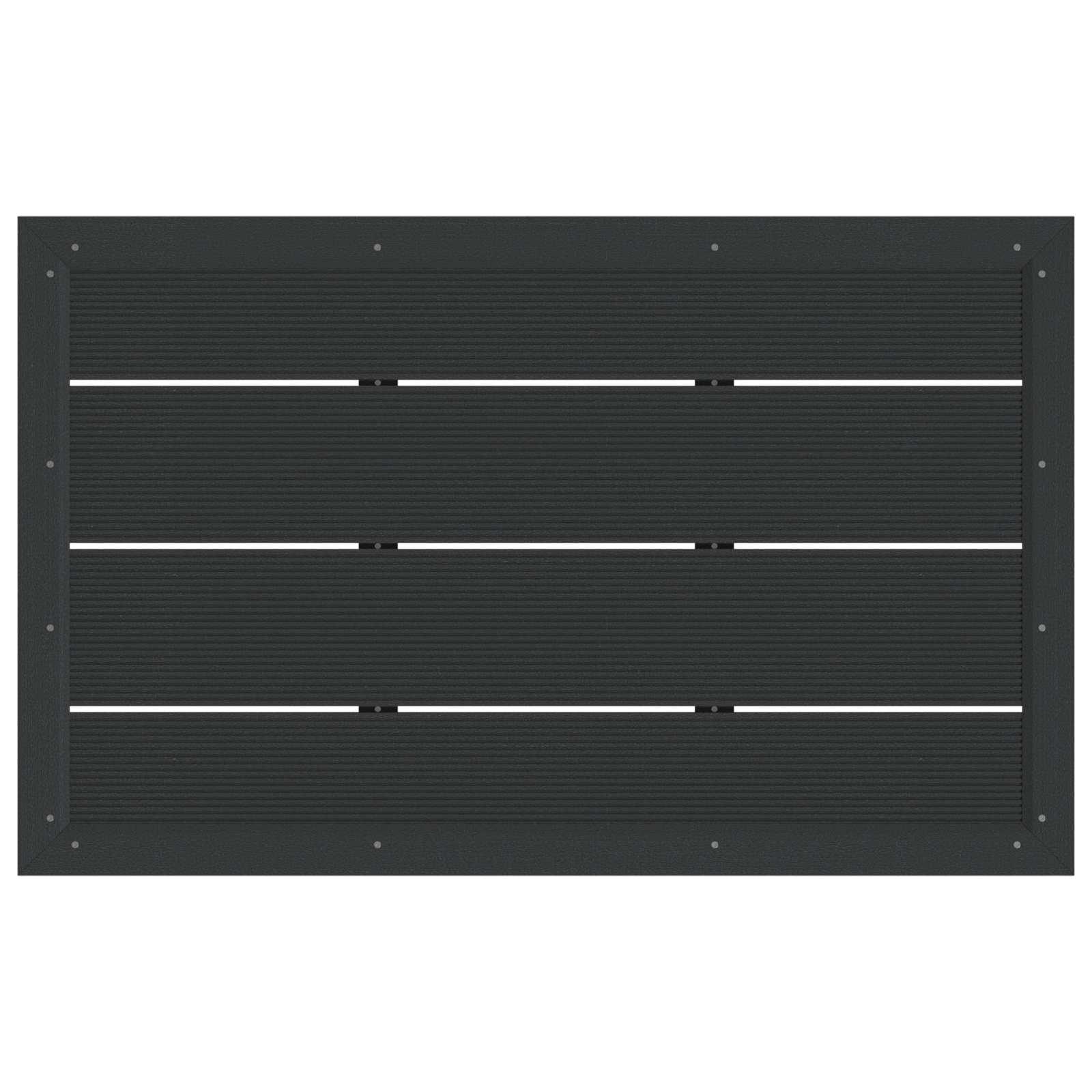 Bruser Baseplade Sort 101 x 63 x 5,5 cm WPC