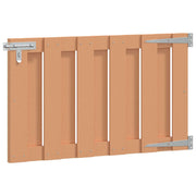 Haveport 100 x 60 cm WPC og Aluminium Brun