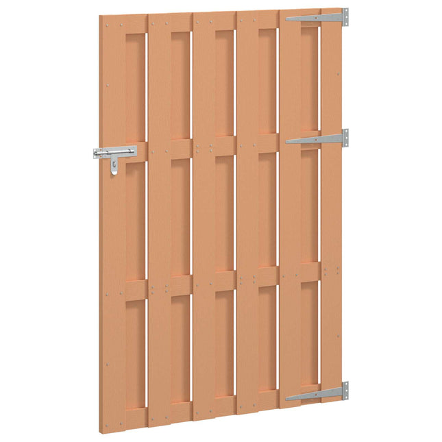 Haveport 100 x 150 cm WPC og Aluminium Brun
