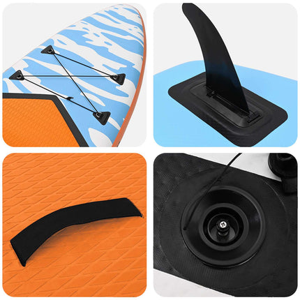 Oppustelig Stand Up Paddle Board TRITON 335 x 76 x 15 cm Blå