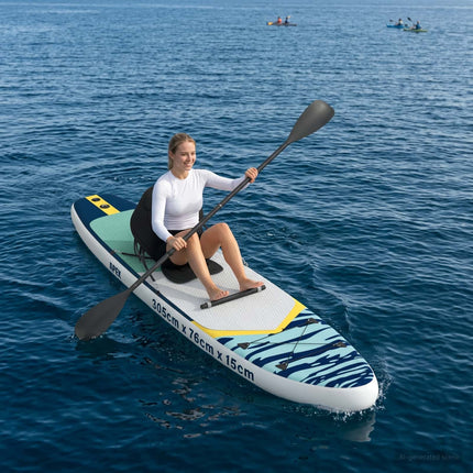 SUP board med sæde 2-i-1 APEX 305 x 76 x 15 cm Blå til