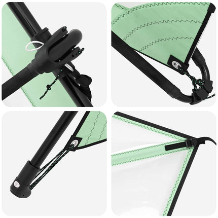 Oppusteligt SUP Board med Sejl POSEIDON 330 x 76 x 15 cm Grøn