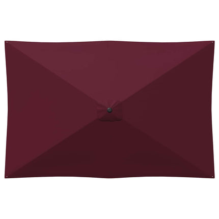 Havesol 200 x 300 cm Polyester Rektangulær Bordeaux Rød