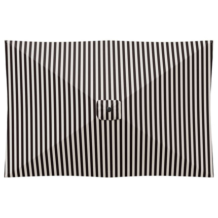 Havesol 200 x 300 cm Polyester Rektangulær Sort og Hvid