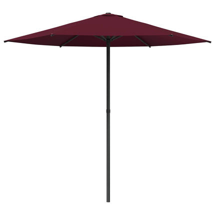 Havesol 230 x 230 cm Polyester Rektangulær Bordeaux Rød