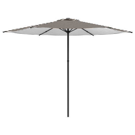 Havesol 300 x 300 cm Polyester Rektangulær Sort og Hvid