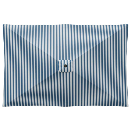 Haveparasol med base 200 x 300 cm Polyester Rektangulær