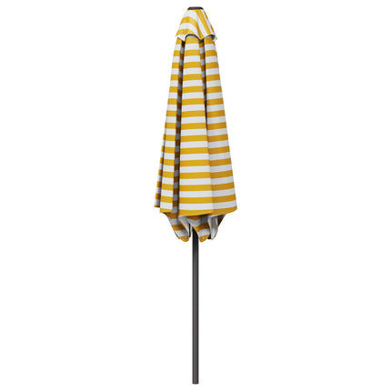 Haveparasol med base 230 x 230 cm Polyester Rektangulær