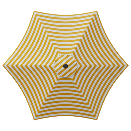 Haveparasol med base 230 x 230 cm Polyester Rektangulær