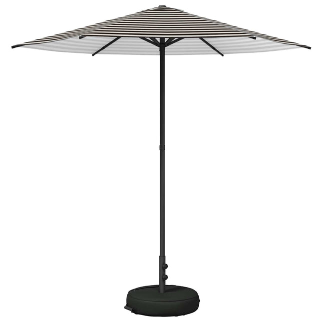 Haveparasol med base 230 x 230 cm Polyester Rektangulær