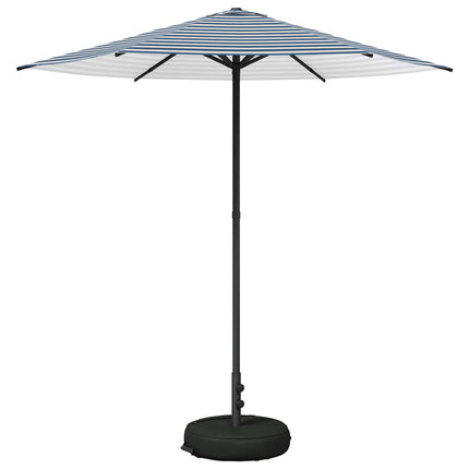 Haveparasol med base 230 x 230 cm Polyester Rektangulær