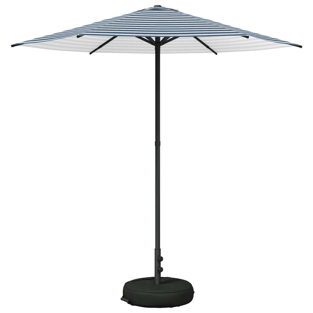 Haveparasol med base 230 x 230 cm Polyester Rektangulær