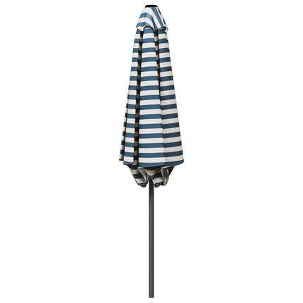 Haveparasol med base 230 x 230 cm Polyester Rektangulær