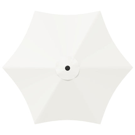 Haveparasol med base 270 x 270 cm Polyester Rektangulær