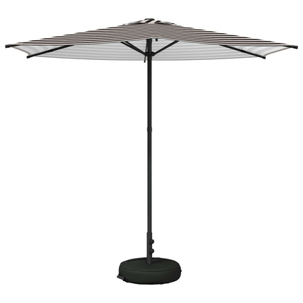 Haveparasol med base 270 x 270 cm Polyester Rektangulær
