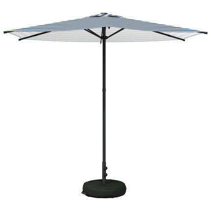 Haveparasol med base 270 x 270 cm Polyester Rektangulær