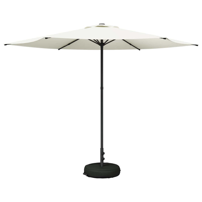 Haveparasol med base 300 x 300 cm Polyester Rektangulær
