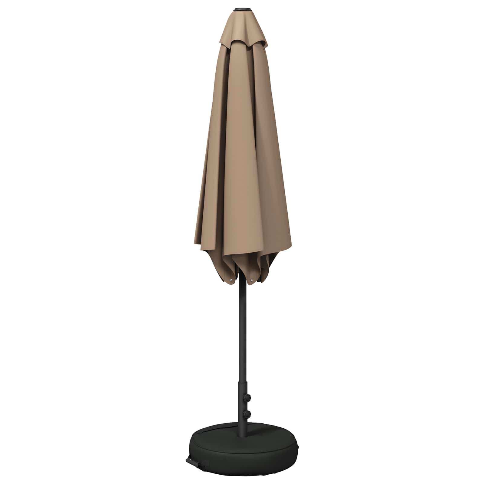Havesol 300 x 300 cm Polyester Rektangulær Gråbrun