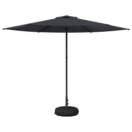 Haveparasol med base 300 x 300 cm Polyester Rektangulær