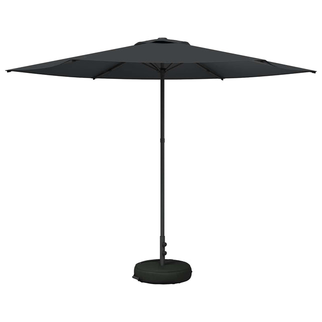 Haveparasol med base 300 x 300 cm Polyester Rektangulær