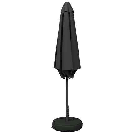 Haveparasol med base 300 x 300 cm Polyester Rektangulær