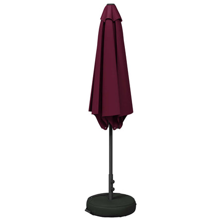 Haveparasol med base 300 x 300 cm Polyester Rektangulær