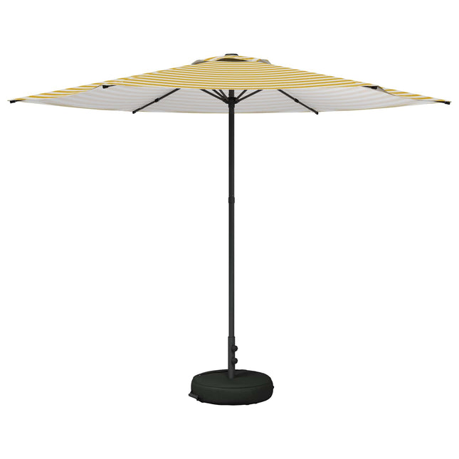 Haveparasol med base 300 x 300 cm Polyester Rektangulær
