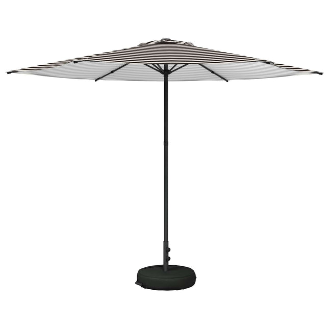 Haveparasol med base 300 x 300 cm Polyester Rektangulær