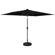 Have Parasol med LED Lygter 200 x 300 cm Polyester Sort