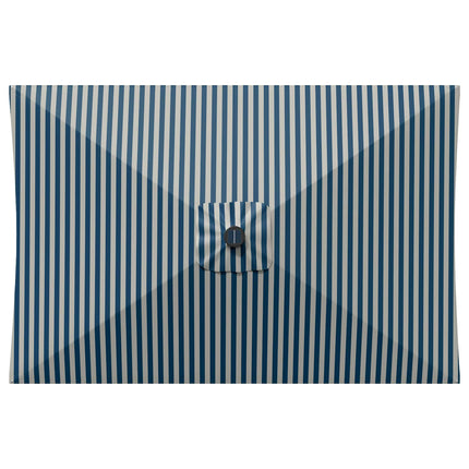 Haveparasol med LED lys og fod 200 x 300 cm Polyester