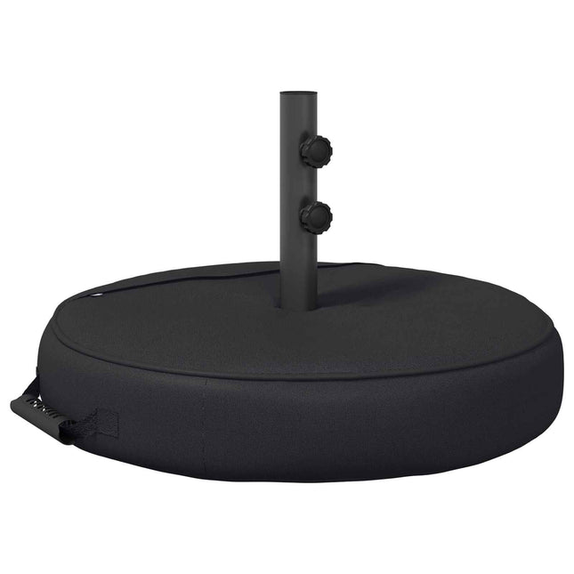 Patio parasolfod 53 x 53 x 40 cm Stål Sort
